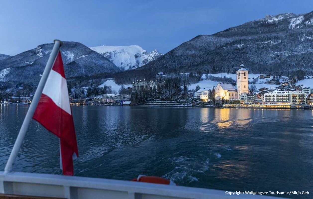 Bad ischl, wolfgangsee in advent salzkammerguta