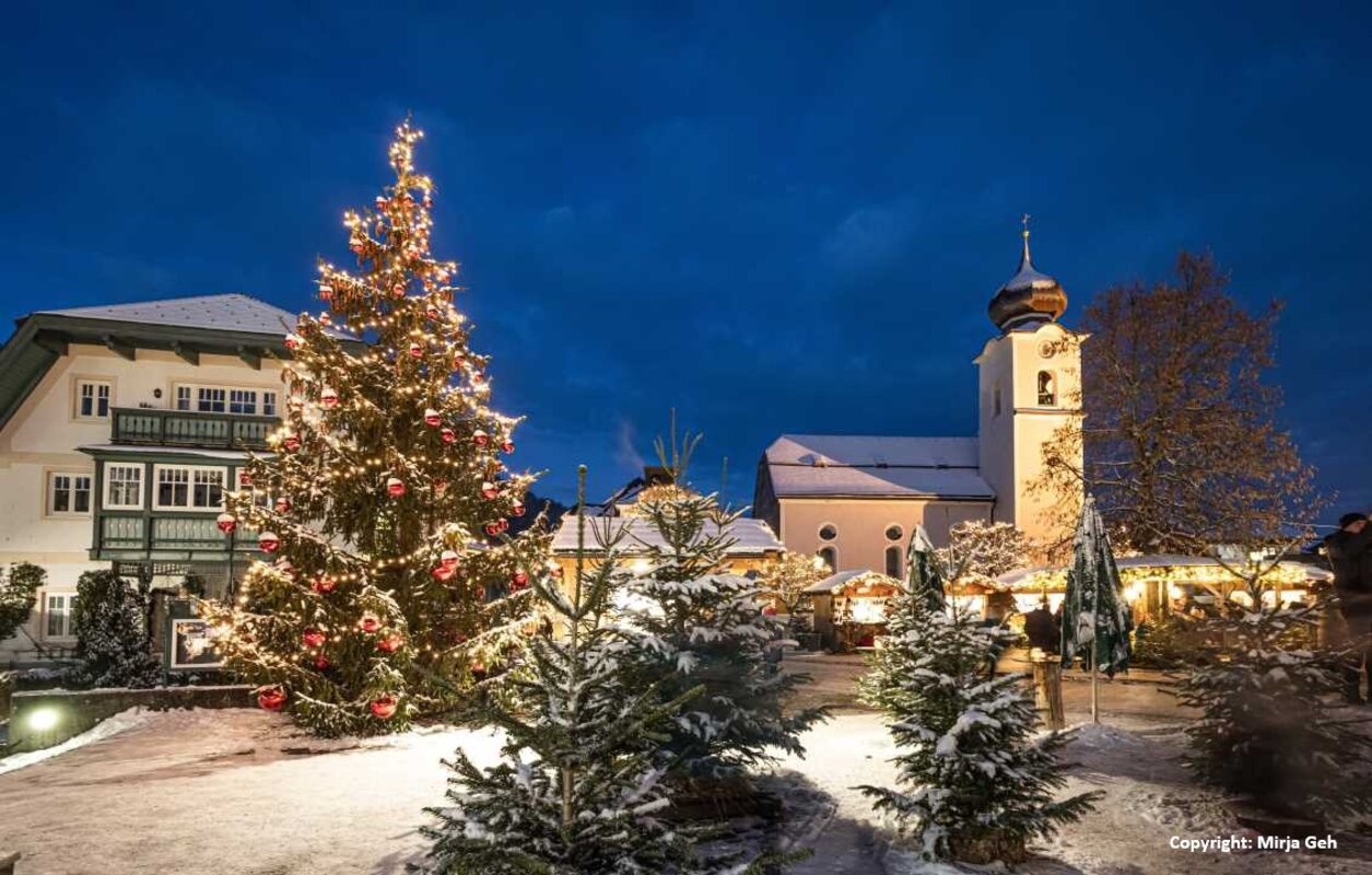 Bad ischl, wolfgangsee in advent salzkammerguta