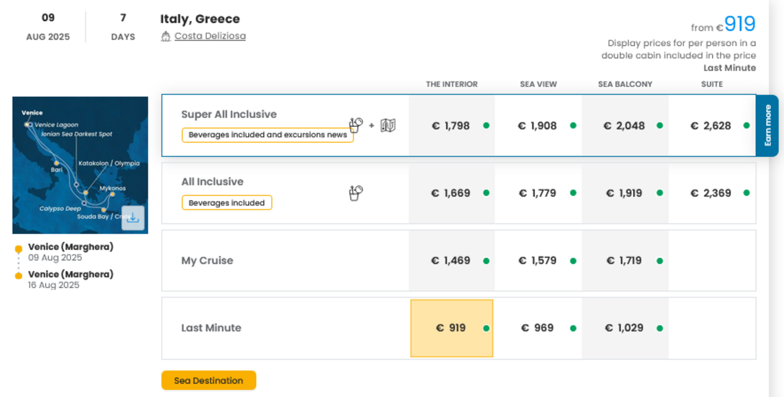 LAST MINUTE (ponudba se spreminja glede na povpraševanje)