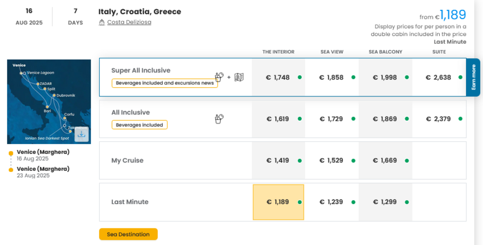 LAST MINUTE (ponudba se spreminja glede na povpraševanje)