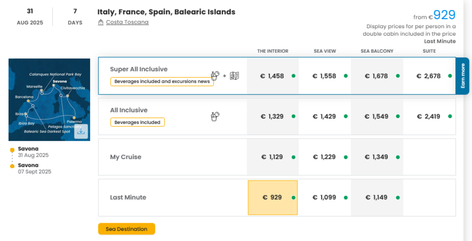 LAST MINUTE (ponudba se spreminja glede na povpraševanje)