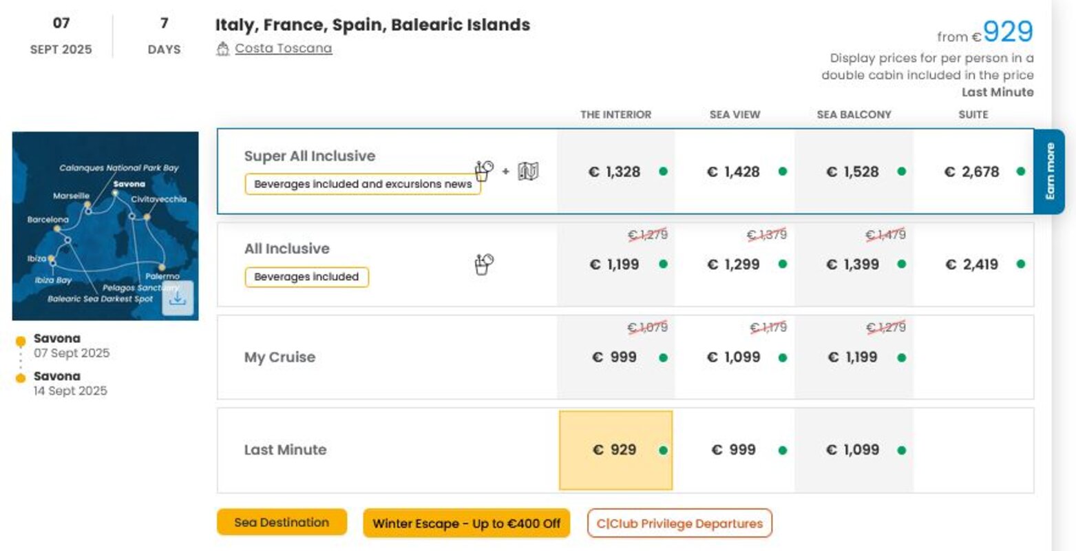 LAST MINUTE (ponudba se spreminja glede na povpraševanje)