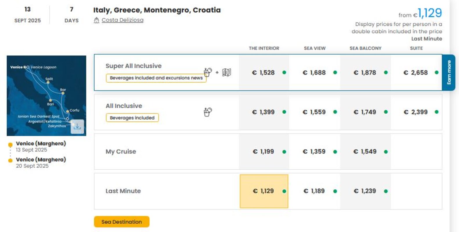 LAST MINUTE (ponudba se spreminja glede na povpraševanje)