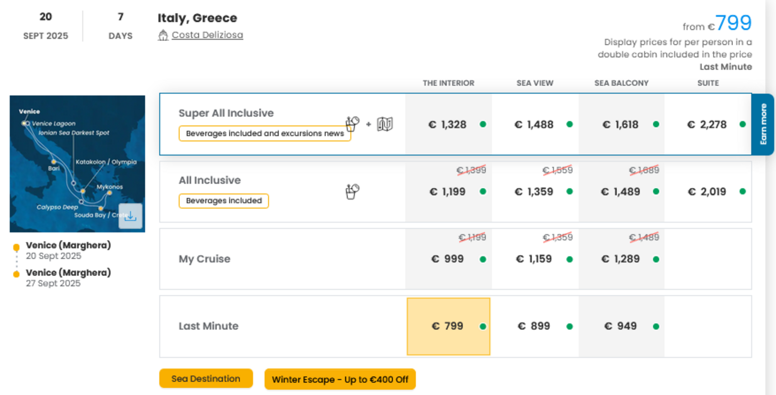 LAST MINUTE (ponudba se spreminja glede na povpraševanje)