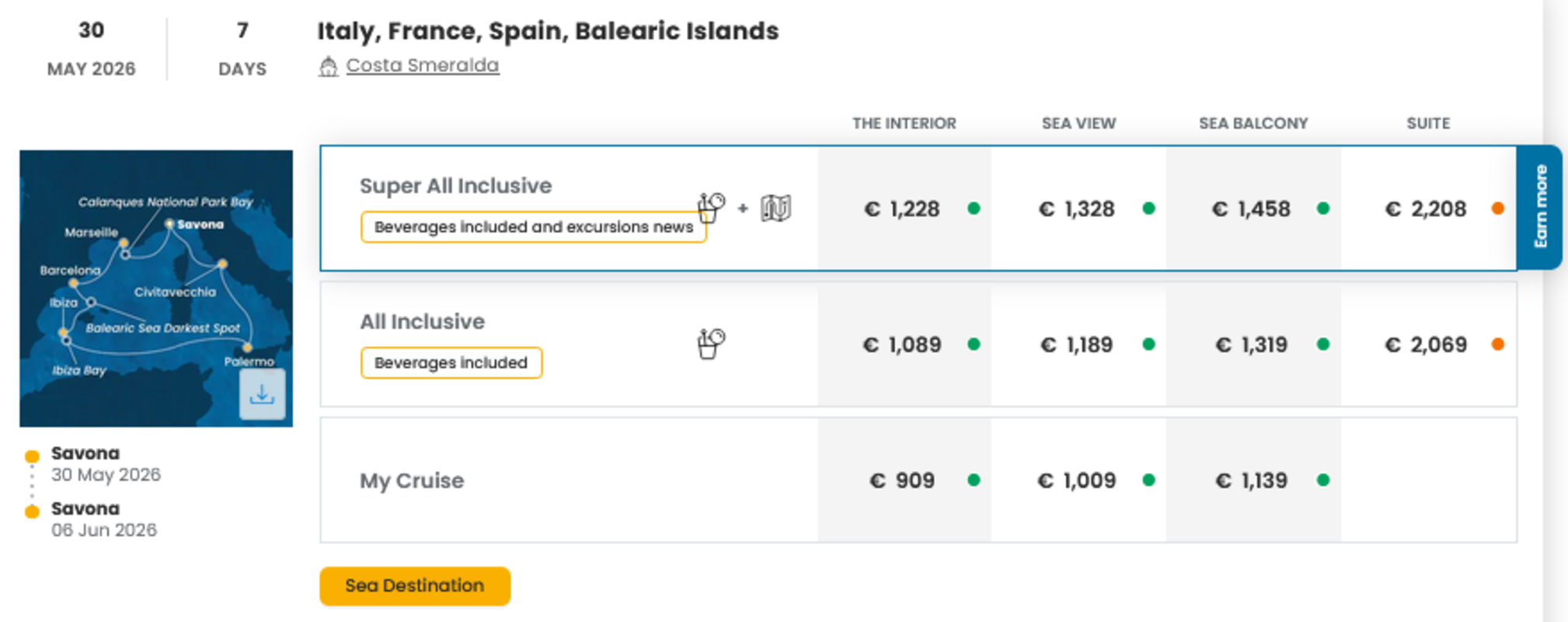COSTA - LAST MINUTE na dan 27.03.2026