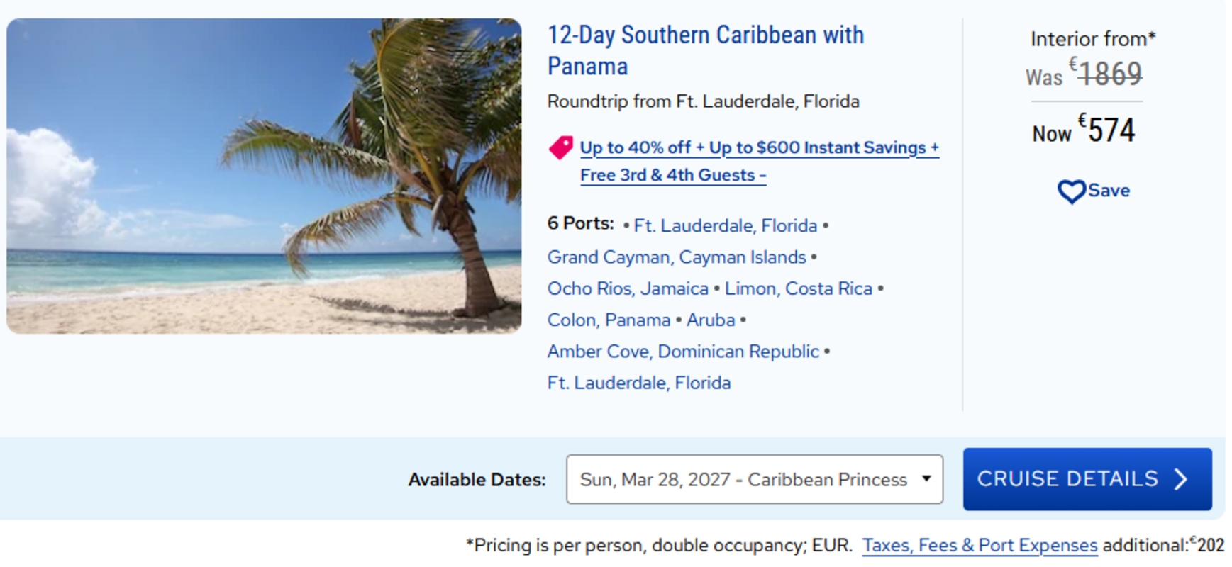 INDIVIDUALNA KRIŽARJENJA PO KARIBIH