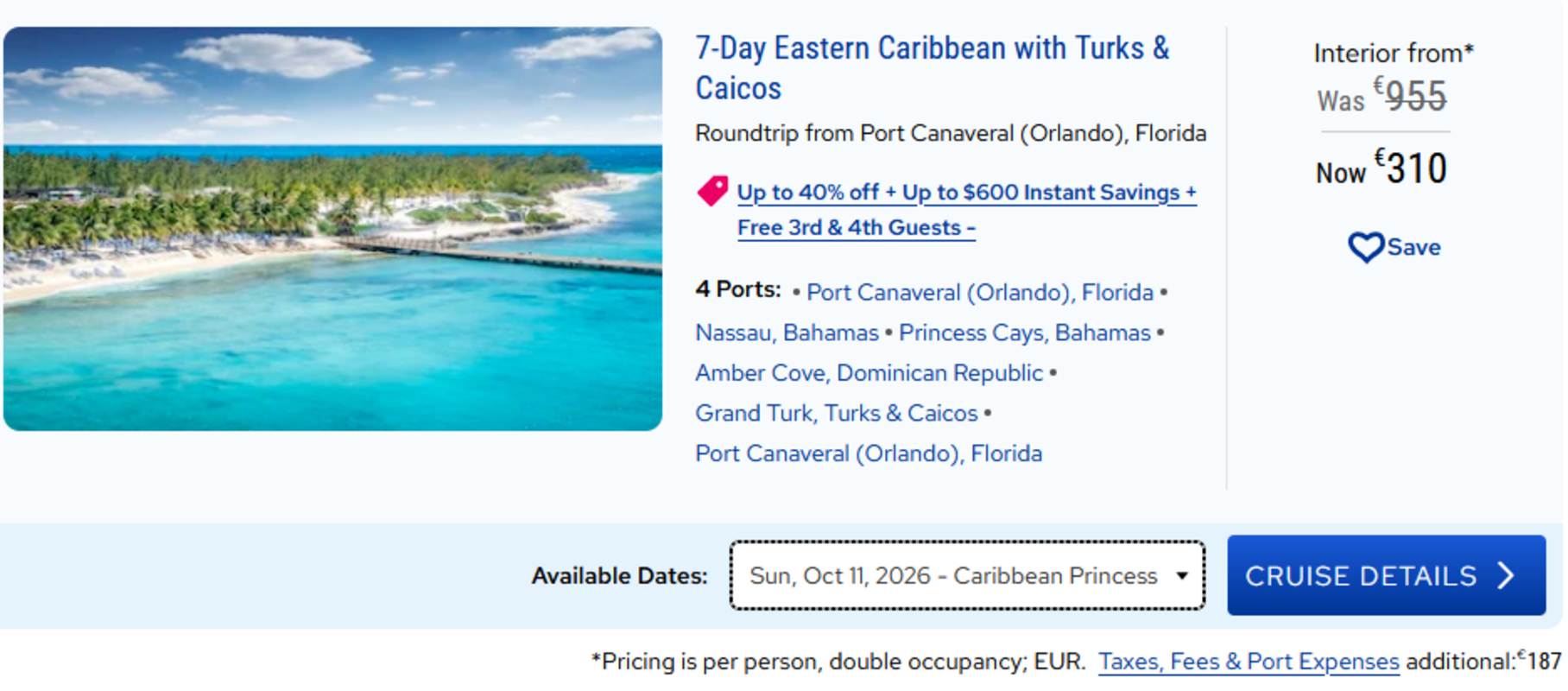 INDIVIDUALNA KRIŽARJENJA PO KARIBIH