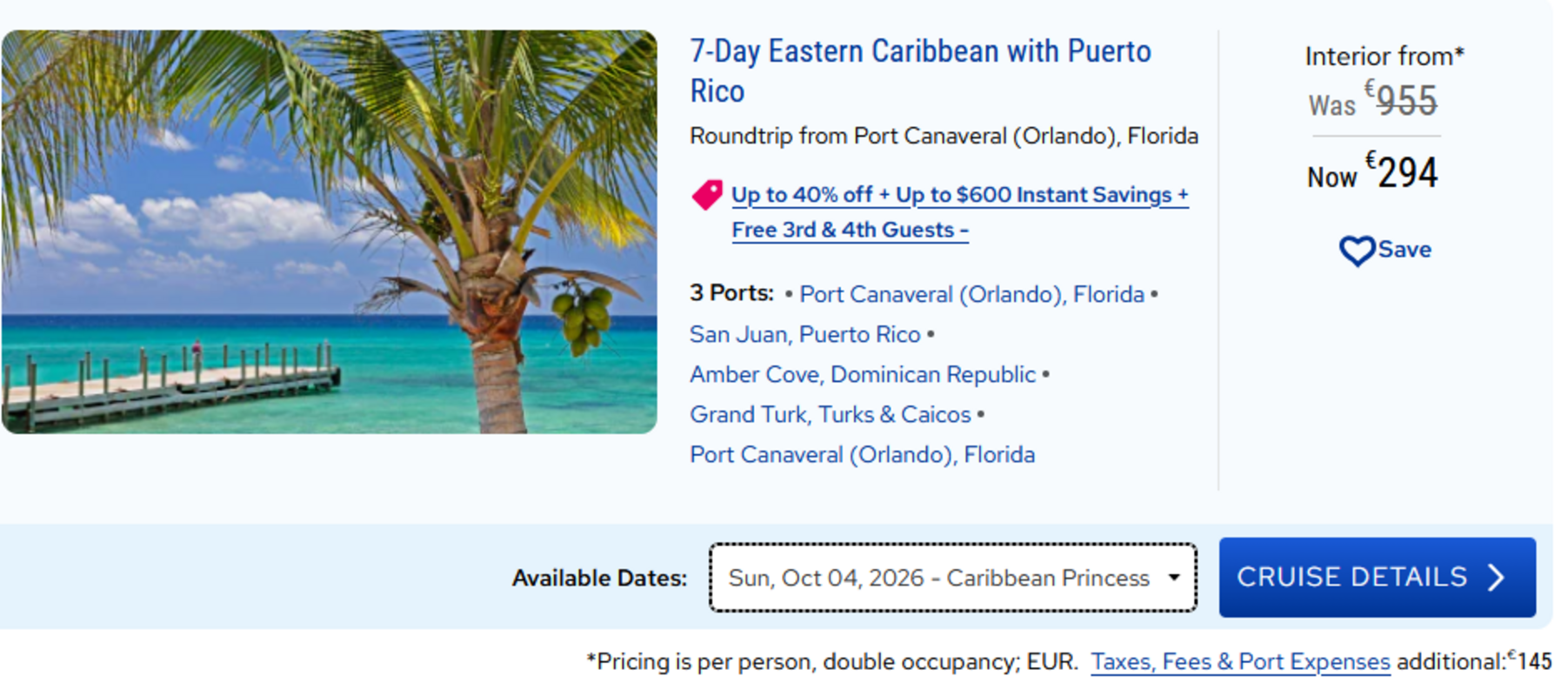 INDIVIDUALNA KRIŽARJENJA PO KARIBIH