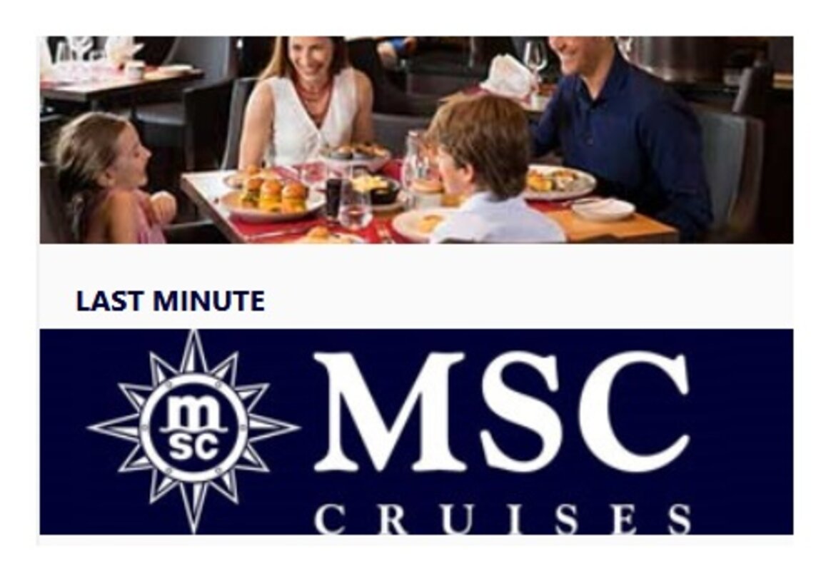 LAST MINUTE - MSC 