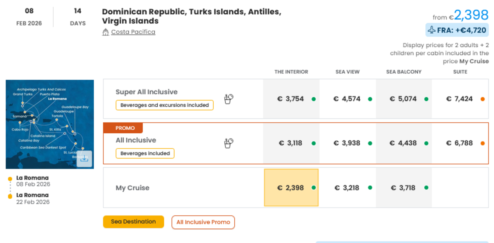 COSTA - INDIVIDUALNE PONUDBE ZA DRUŽINE
