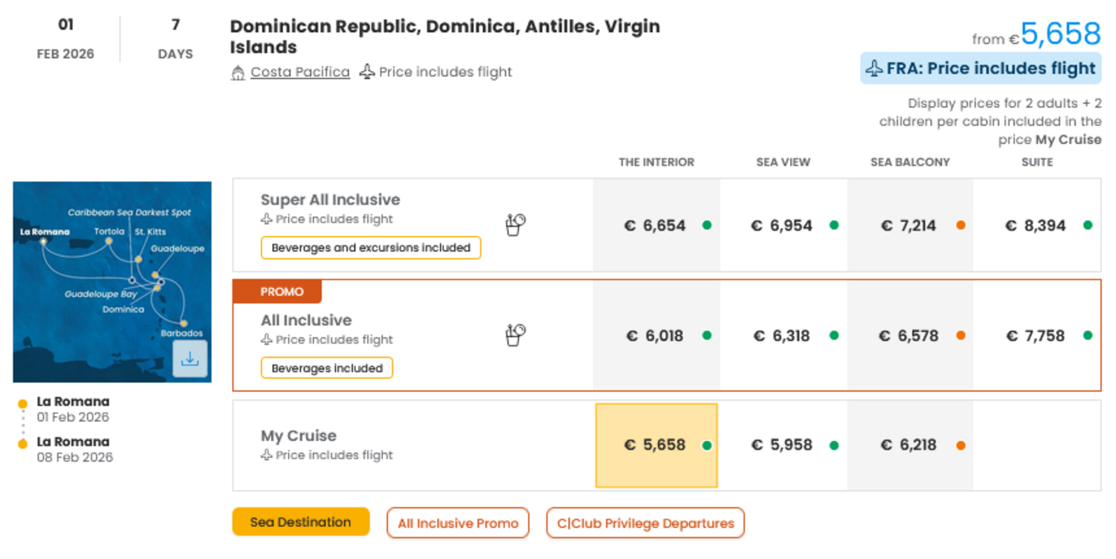 COSTA - INDIVIDUALNE PONUDBE ZA DRUŽINE