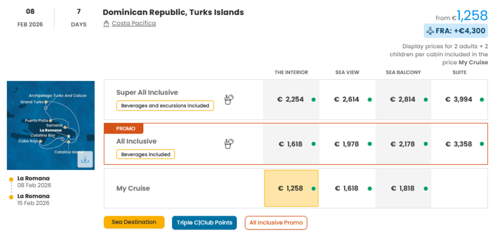 COSTA - INDIVIDUALNE PONUDBE ZA DRUŽINE