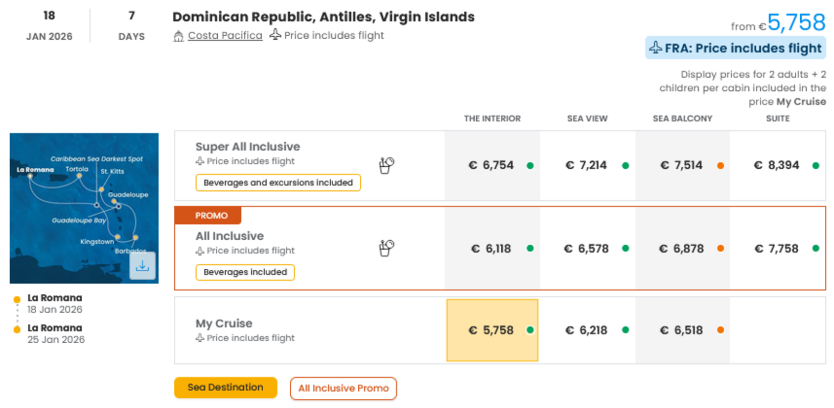 COSTA - INDIVIDUALNE PONUDBE ZA DRUŽINE