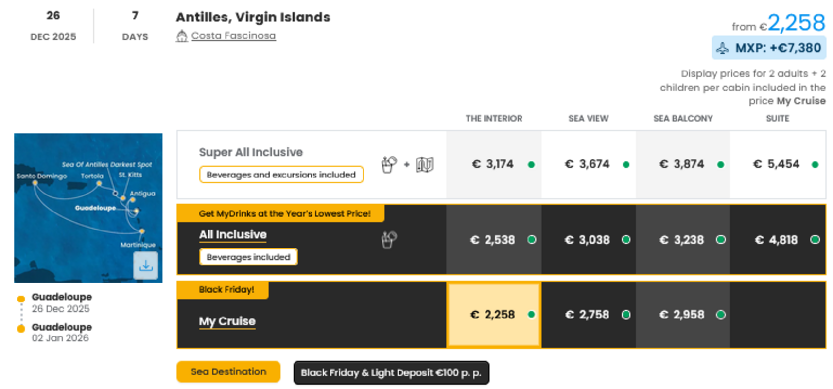 COSTA - INDIVIDUALNE PONUDBE ZA DRUŽINE