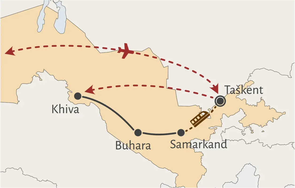 Uzbekistan - biseri svilne poti