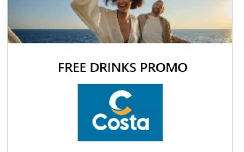 KRIŽARJENJE - POSEBNA PONUDBA "FREE DRINKS PROMO"