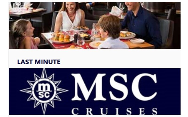LAST MINUTE - MSC 